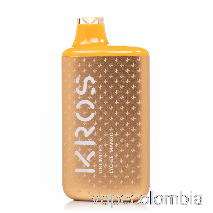Vape Kit Completo Kros Unlimited 6000 Desechable Lichi Mango